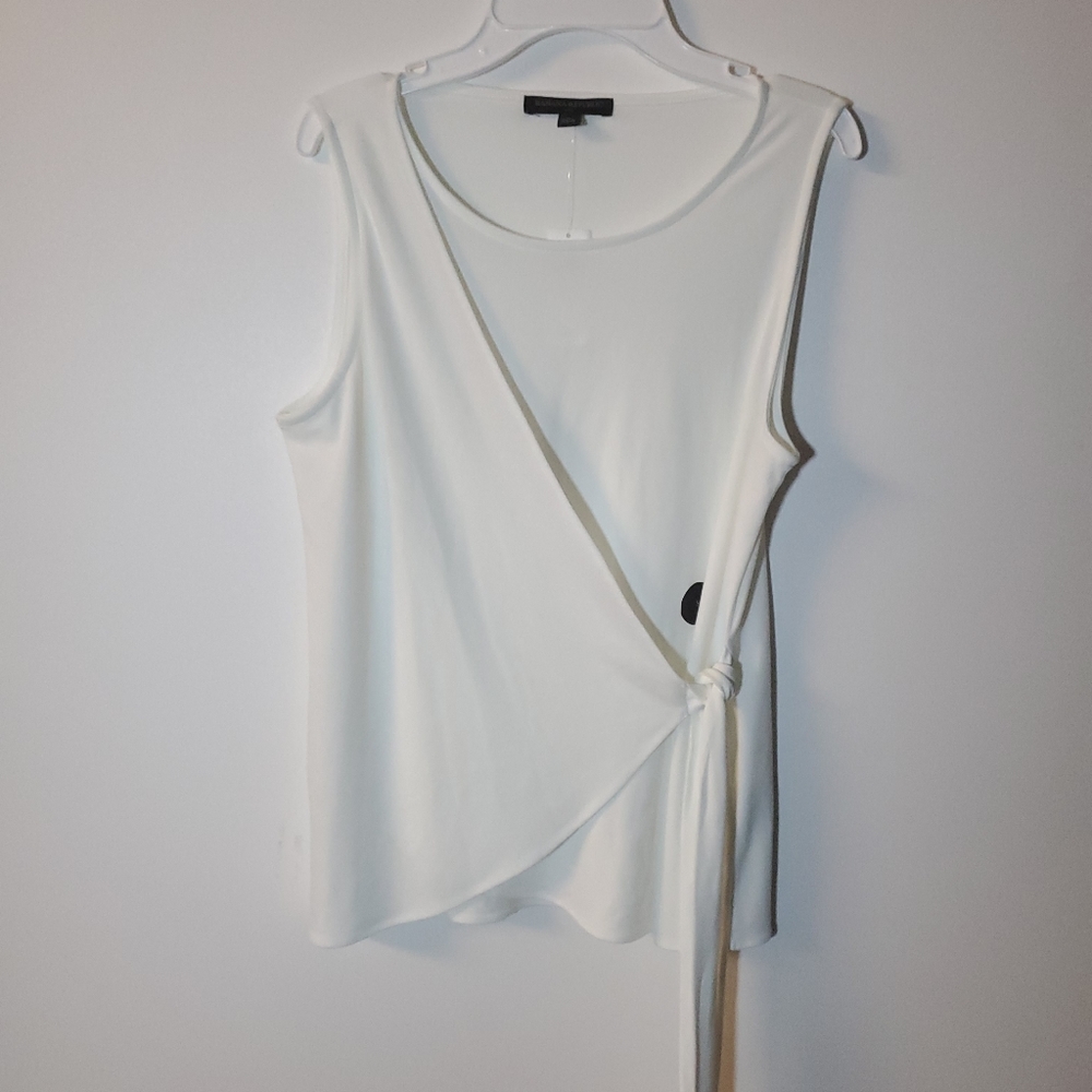 White Wrap Tank